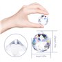 Pendentif en Cristal Transparent 6 Pcs Prisme à Facettes Prisme de Cristal Pendentif en Cristal Sphérique Aipaide Boule de Prism