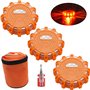Macllar 3 Paquet Gyrophare LED Orange
