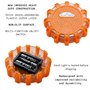 Macllar 3 Paquet Gyrophare LED Orange, Feux d'avertissement de Phare Clignotant à LED, éclairage d'urgence de Voiture Sécurité A