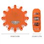 Macllar 3 Paquet Gyrophare LED Orange, Feux d'avertissement de Phare Clignotant à LED, éclairage d'urgence de Voiture Sécurité A
