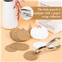 Perforatrice de 3 mm pour Papier 4 Pcs Poinçon Monotrou Pince à Trou en Métal Pince à Poinçonner avec Trou Outil de Poinçonnage 