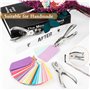 Perforatrice de 3 mm pour Papier 4 Pcs Poinçon Monotrou Pince à Trou en Métal Pince à Poinçonner avec Trou Outil de Poinçonnage 