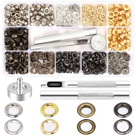 Bubuyun 400PCS Trousse à Oeillets 5mm