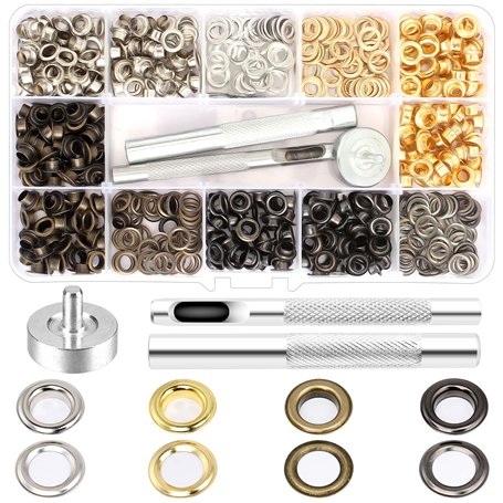 Bubuyun 400PCS Trousse à Oeillets 5mm