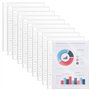 NAROSEBE 200 Pcs Pochette Plastique A5