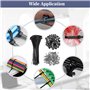 NAROSEBE 120 Pcs Attache Câble Électrique à Vis, Fixation Câble Électrique, Attache Cable à Visser en Nylon, Fixation Fil Electr