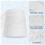 Toque de Chef et Tablier Court Tablier de Taille avec Poche