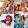 40 Pièces Coloré Masque de Nuit, Masque pour les Yeux Doux pour Bloquer le Soleil et la Lumière lorsque vous Dormez, Pack Indivi