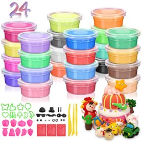 Tufa 24 Couleurs Pate a Modeler