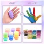Tufa 24 Couleurs Pate a Modeler, Argile Autodurcissante avec 3 Outils et 36 Accessoires Pâte à Modeler, Douce et Ultra Légère, P
