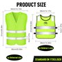4 Pcs Gilets de Sécurité Réfléchissant+1 Pcs Gilet Jaune Enfant