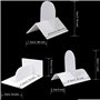 Xinlie Plateau Tournant Gateaux et 3 Outils de Lissage pour Fondant Gâteau Plaque Pivotante Plateau Gateaux Spatule Patisserie P