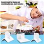 Xinlie Plateau Tournant Gateaux et 3 Outils de Lissage pour Fondant Gâteau Plaque Pivotante Plateau Gateaux Spatule Patisserie P