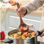 5 pcs Ensemble d'ustensiles de cuisine japonais en bois Outils Ensembles d'ustensiles résistant à la