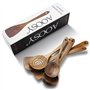 AOOSY Ustensiles de Cuisine,5 pcs Ensemble d'ustensiles de cuisine japonais en bois Outils Ensembles d'ustensiles résistant à la