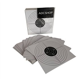 ADCHOP Cibles 14 x 14 cm Paquet de 50 unités en carton de 6 g pour tir au blanc : Airsoft