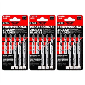 15 x TopsTools T101B Lames de scie sauteuse pour Bosch