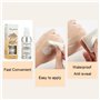 ELAIMEI 2 PCS Fondation liquide, Flawless Colour Changing Warm Skin Tone Foundation, Base de Maquillage Correcteur de Couverture