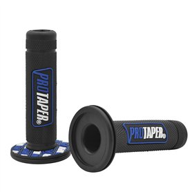 Wai Danie 7/8" 22mm 24mm Blue Poignées universelles Powersports Poignées de Moto Pro Dirt Pit Bike Grips Compatible avec Yamaha