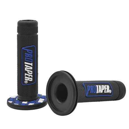 Wai Danie 7/8" 22mm 24mm Blue Poignées universelles Powersports Poignées de Moto Pro Dirt Pit Bike Grips Compatible avec Yamaha