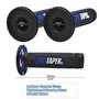 Wai Danie 7/8" 22mm 24mm Blue Poignées universelles Powersports Poignées de Moto Pro Dirt Pit Bike Grips Compatible avec Yamaha 