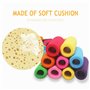 Heqishun Grips pour Crayon 40 Pcs Poignées de Stylo en Mousse Pinces à Crayons Antidérapantes Écriture Aide Crayon pour Protéger