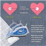 HX AURIZE Attaches de Couette Évitez Le Glissement de la Couette dans la Housse – Attaches à Repasser en Forme de Coeur 16 Pièce