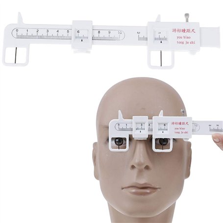 Bloomeet 1 x Vernier optique PD Règle de mesure de la distance pupillaire Outil ophtalmique.
