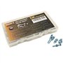 T.K.Excellent Kit M6 M8 M10 Bouton à tête hexagonale Zinc Socket Tête Câble Boulons Vis avec écrous Assortiment boulon ecrou