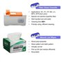 QIIRUN Kit de Nettoyant Fibre Optique, Kit Nettoyage avec Stylos Optique Fibre et Cassette et Lingettes Nettoyants pour Connecte