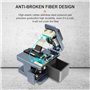 QIIRUN TM20 Cliveuse Fibre Optique avec 24 Points de Coupe par Usinage CNC de Précision, Fiber Cleaver Fibres Optiques avec Fixa