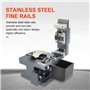 QIIRUN TM20 Cliveuse Fibre Optique avec 24 Points de Coupe par Usinage CNC de Précision, Fiber Cleaver Fibres Optiques avec Fixa