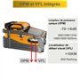 QIIRUN Soudeuse Fibre Optique Fusion Splicer AI-9 5s Épissage 15s Chauffage, Épisseur de Fusion de Fibre Optique avec Vidéos Tut