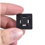 Kit de 200 supports adhésifs noirs pour attaches de fermeture éclair, 100 attaches de câble auto-adhésives et 100 supports de ba