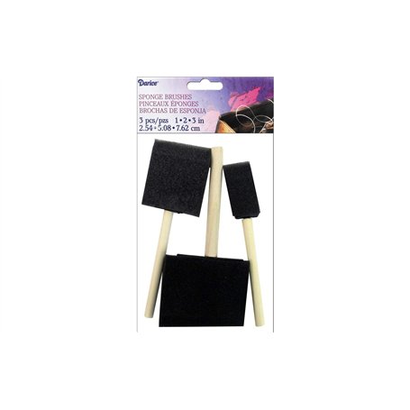 Darice Crafters Boîte à Outils avec Brosse éponge et Manche en Bois