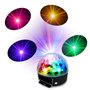 Party Light & Sound - Ensemble de 5 Jeux de Lumière Party Stroboscope effet Derby Astro - 2 Miniwave Télécommande - Soirée Anniv