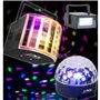 Party Light & Sound - Ensemble de 5 Jeux de Lumière Party Stroboscope effet Derby Astro - 2 Miniwave Télécommande - Soirée Anniv