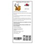 JM FOREST Castagnettes en bois de châtaignier 104-6 naturel poli - Instrument percussion pour danses flamandes pour jeunes et ad