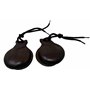 FOREST Castagnettes Bois JALE 107-5 Imitation Granadillo, Instruments de Percussion à Main Danses Flamands - Rockmusic