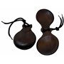 FOREST Castagnettes Bois JALE 107-5 Imitation Granadillo, Instruments de Percussion à Main Danses Flamands - Rockmusic
