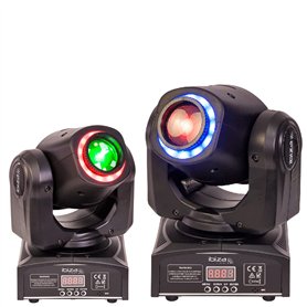Ibiza Light - Pack de 2 LYRES MHSPOT30-FX Dmx avec Gobos idéal Bar Club Disco - Jeux de Lumière Animation soirée dansante mariag