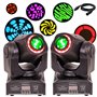 Ibiza Light - Pack de 2 LYRES MHSPOT30-FX Dmx avec Gobos idéal Bar Club Disco - Jeux de Lumière Animation soirée dansante mariag