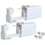 YIQI jetables Blanc de sécurité d'oreille Corps Nez lèvres Nombril Piercing Gun Pierce Outil de Poinçonnage kit de beauté avec 2