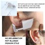 YIQI jetables Blanc de sécurité d'oreille Corps Nez lèvres Nombril Piercing Gun Pierce Outil de Poinçonnage kit de beauté avec 2