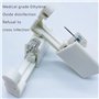 YIQI jetables Blanc de sécurité d'oreille Corps Nez lèvres Nombril Piercing Gun Pierce Outil de Poinçonnage kit de beauté avec 2