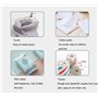 1 rouleau de nettoyage jetables Serviette Visage de Toilette wischtücher jetables de maquillage visage Non Tissé doux Pads (Blan