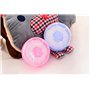 2pcs (bleu + rose) plastique recharge bébé enfant en bas âge soins de la peau après le bain cas poudre en vrac visage corps talc