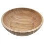 DoMyfit Lot de 4 bols de service avec couvercle en bambou parfait pour salade, fruits, pâtes 14 x 6,3 cm