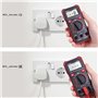 Multimètre Numérique 9 en 1,Testeur de Batterie BEVA Avec Autonomie Automatique Jusqu'à 600V,Testeur Électrique AC/DC Tension/DC