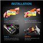Smart Ink Compatible Remplacement des Cartouches d'encre pour HP 934 XL 935 XL 934XL 935XL High Yield 4 Pack (Noir & Cyan/Magent